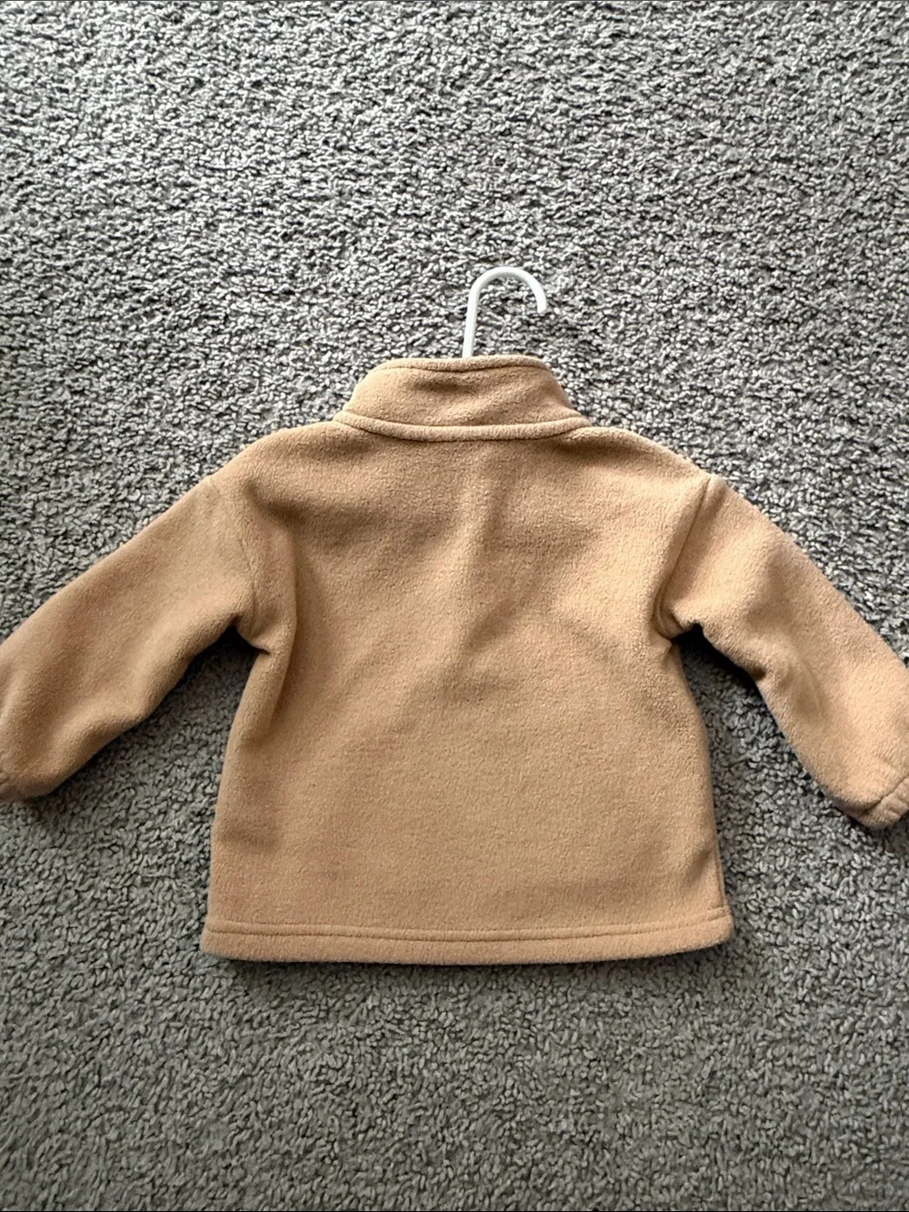 GAP Kids Tan Half-Zip Fleece Pullover